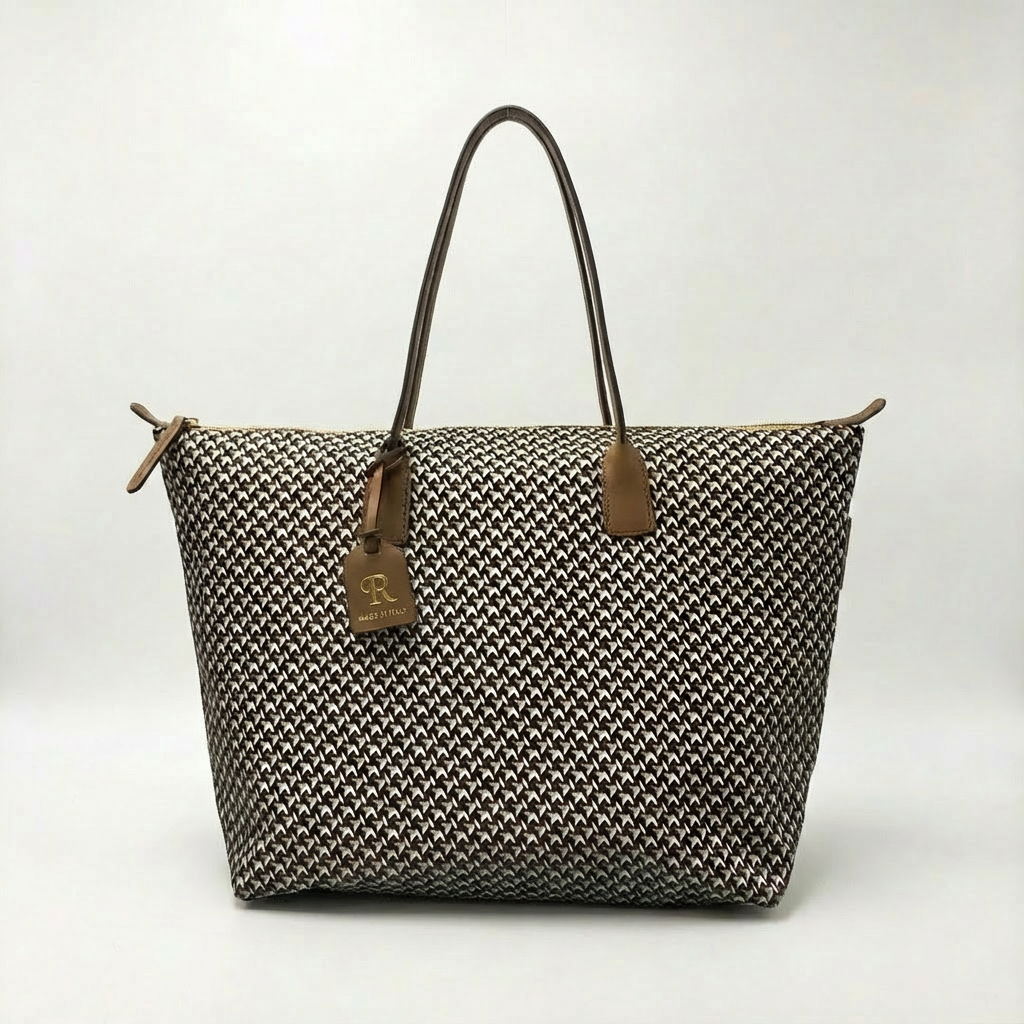 Robertina Tatami Extra Large Tote Bag / Brown