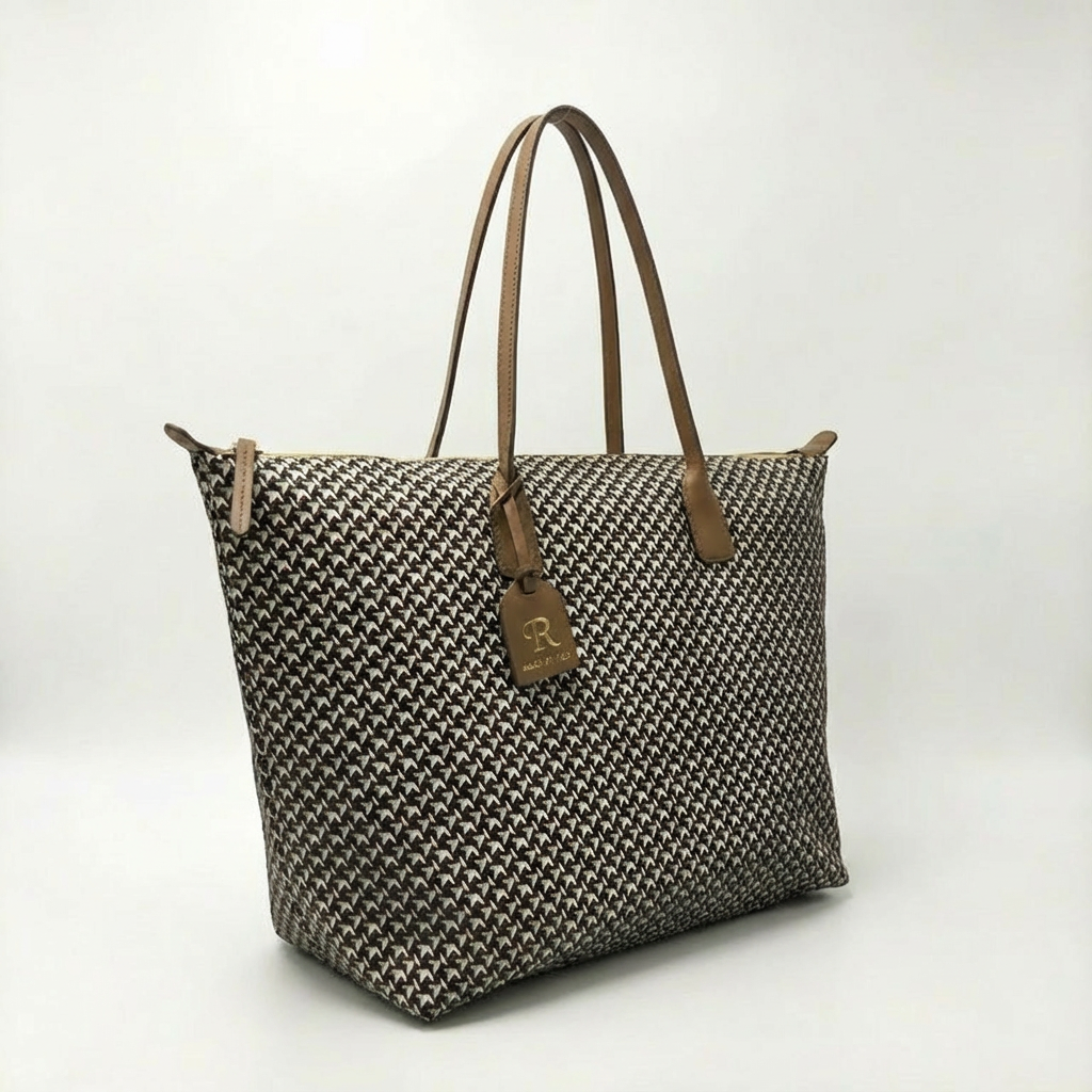Robertina Tatami Extra Large Tote Bag / Brown