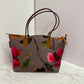 Robertina Flower Large Tote Bag/ Pearl Gray
