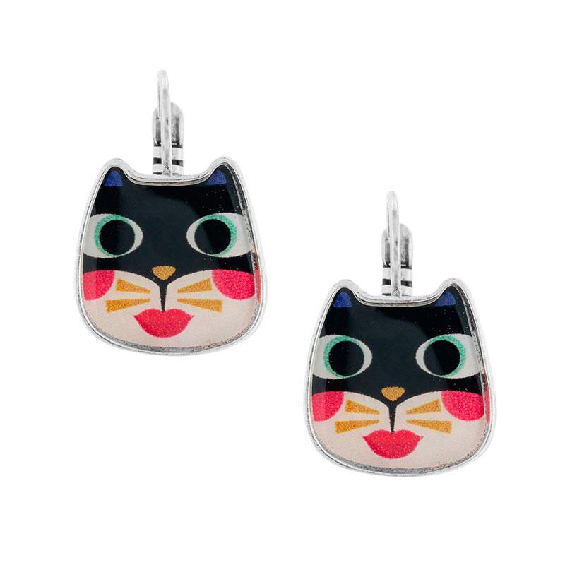 狡猾的貓｜耳環｜FELINE｜Earrings - L’Rosace