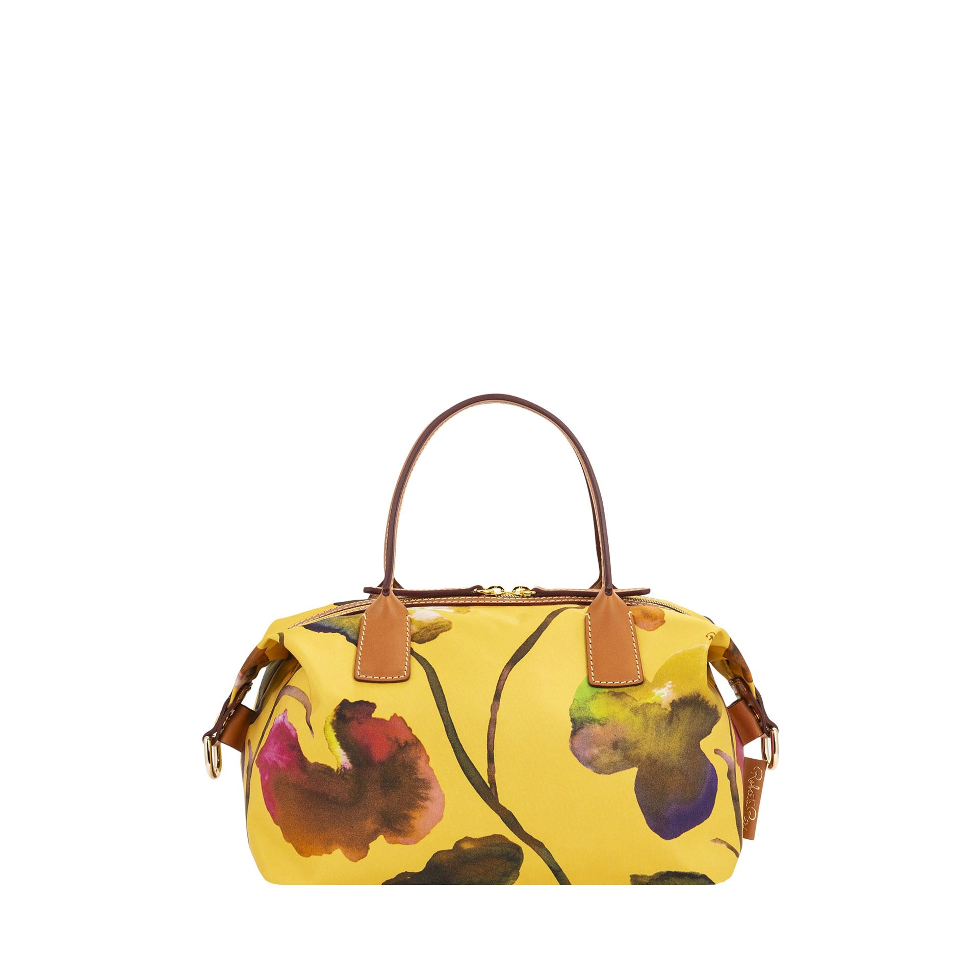 Bauletto Flower Small Handbag / Yellow