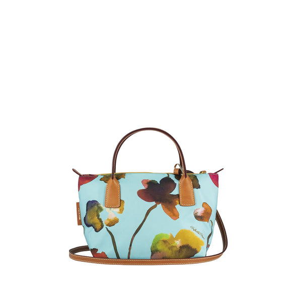 Robertina Flower Mini Handbag / Sea Breeze