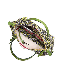 Robertina Tatami Mini Handbag / Neo Lime