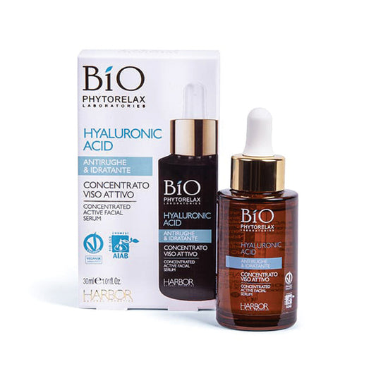 CONCENTRATED ACTIVE FACIAL SERUM ANTI-WRINKLES & HYDRATING - HYALURONIC ACID